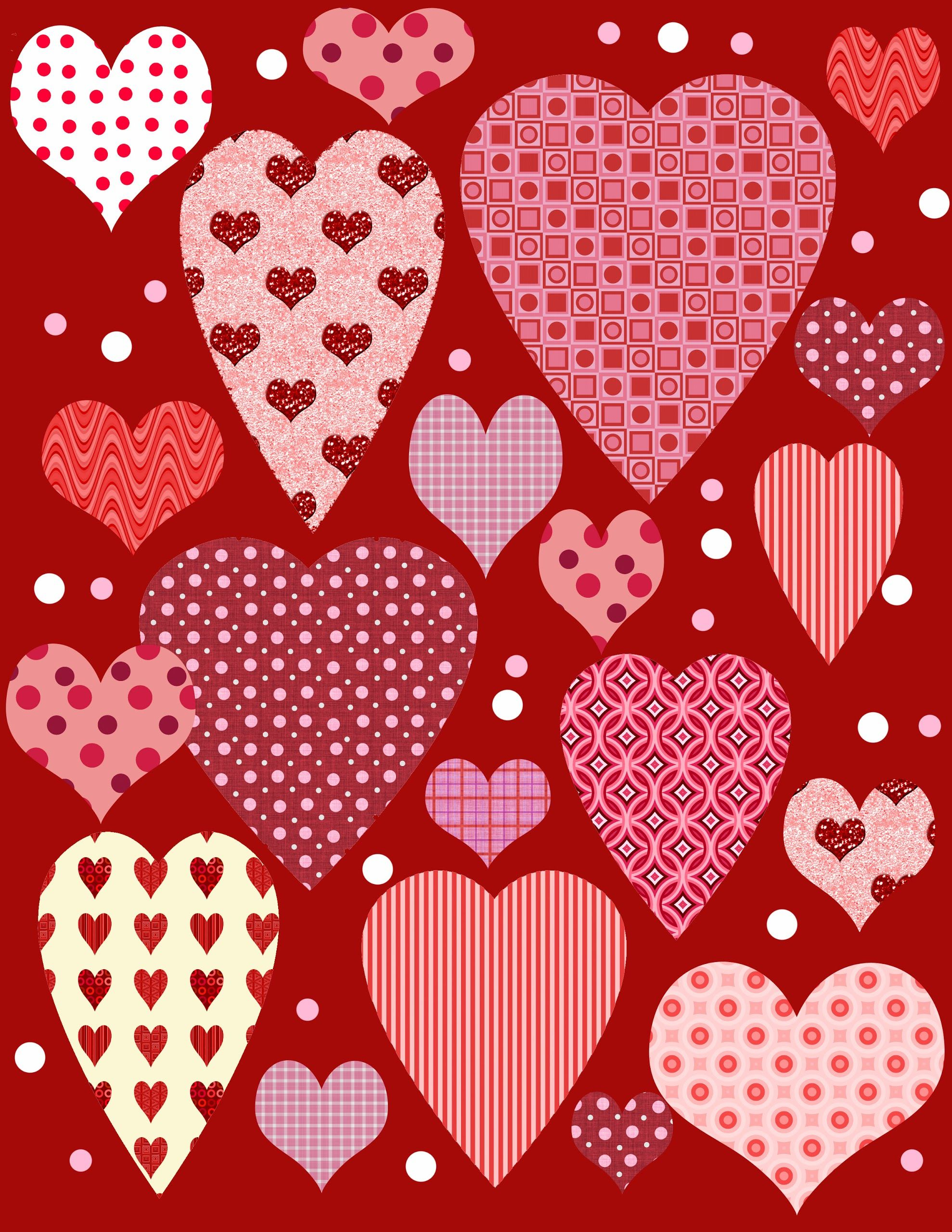 Printable Valentine Scrapbook Paper