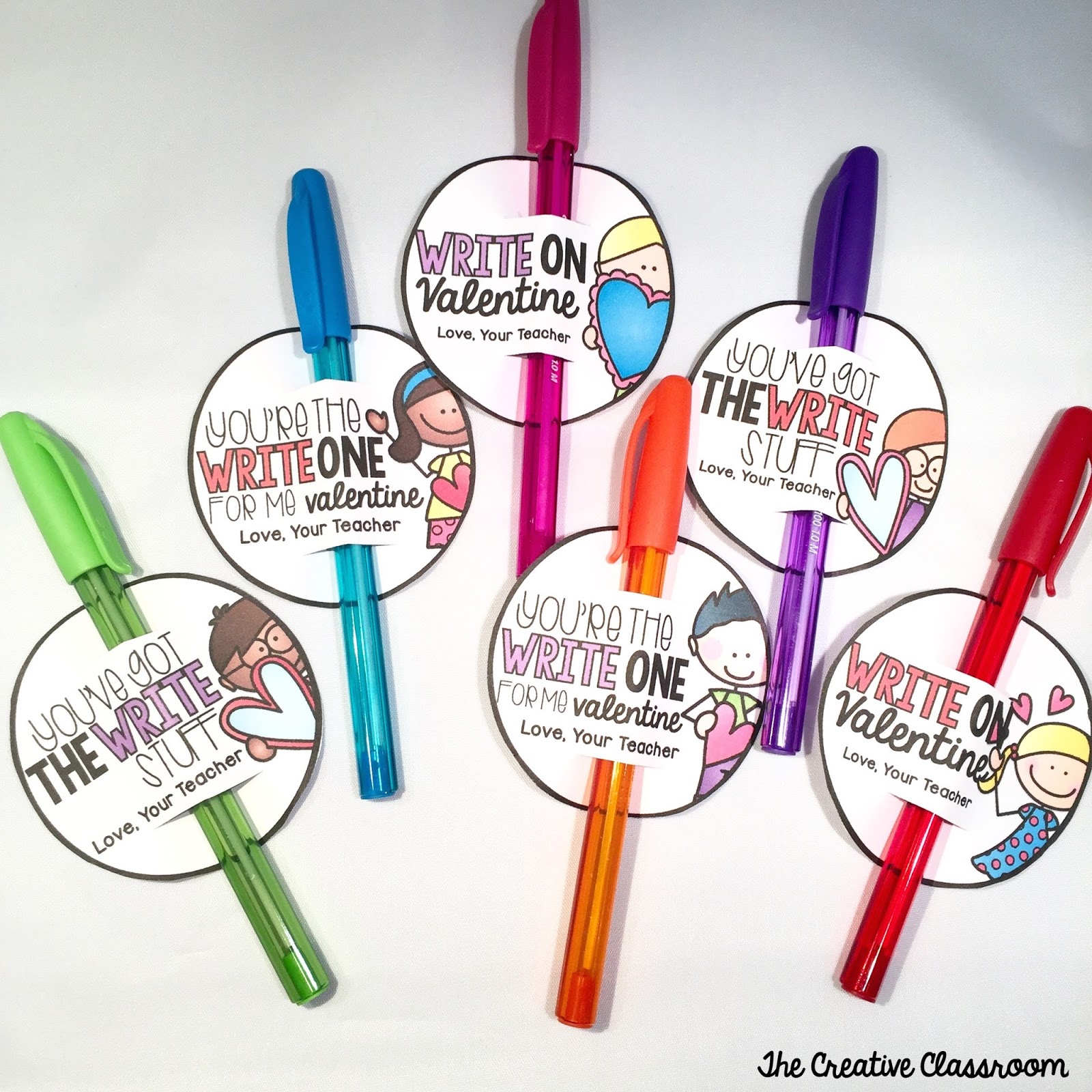 Printable Valentines Tags For Students