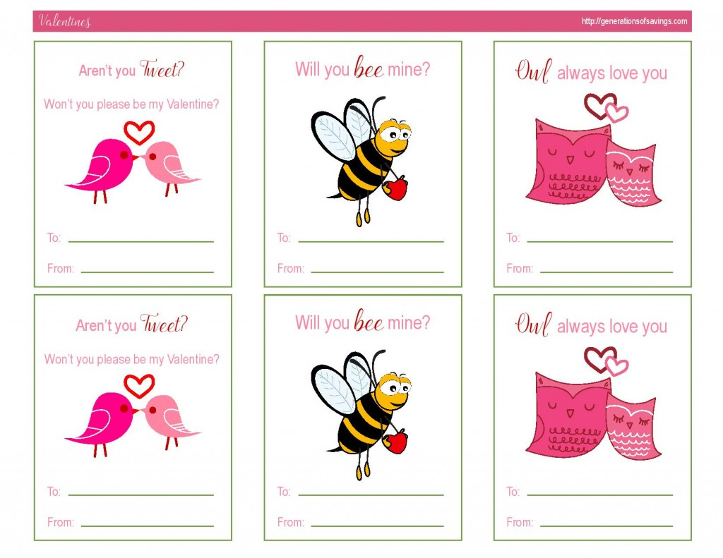 Printable Valentines Cards For Coworkers