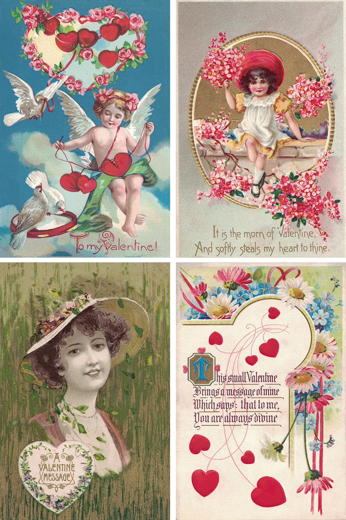 Free Printable Vintage Valentines