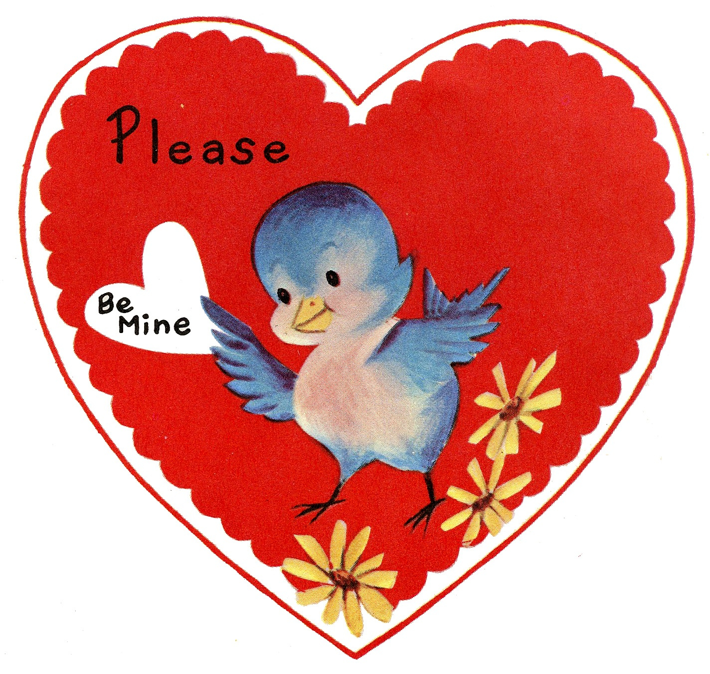 Free Printable Vintage Valentine Clip Art
