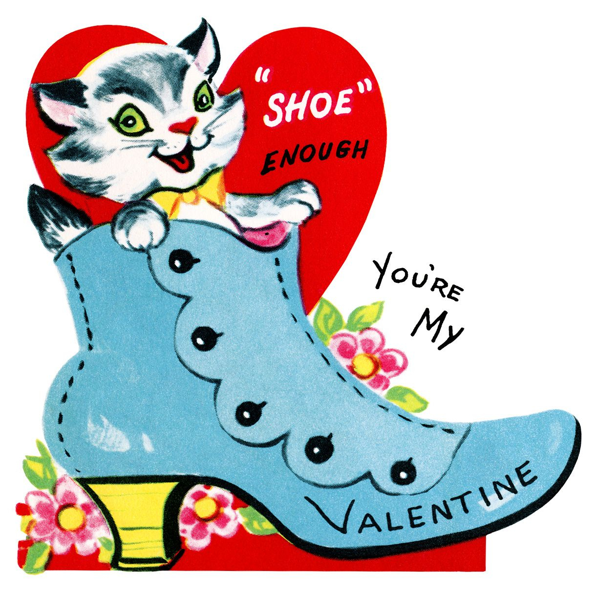 Free Printable Vintage Valentine Clip Art