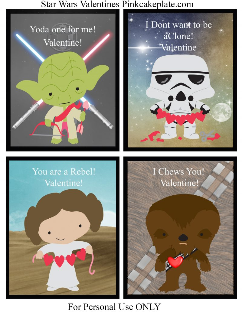 Star Wars Valentine Printable