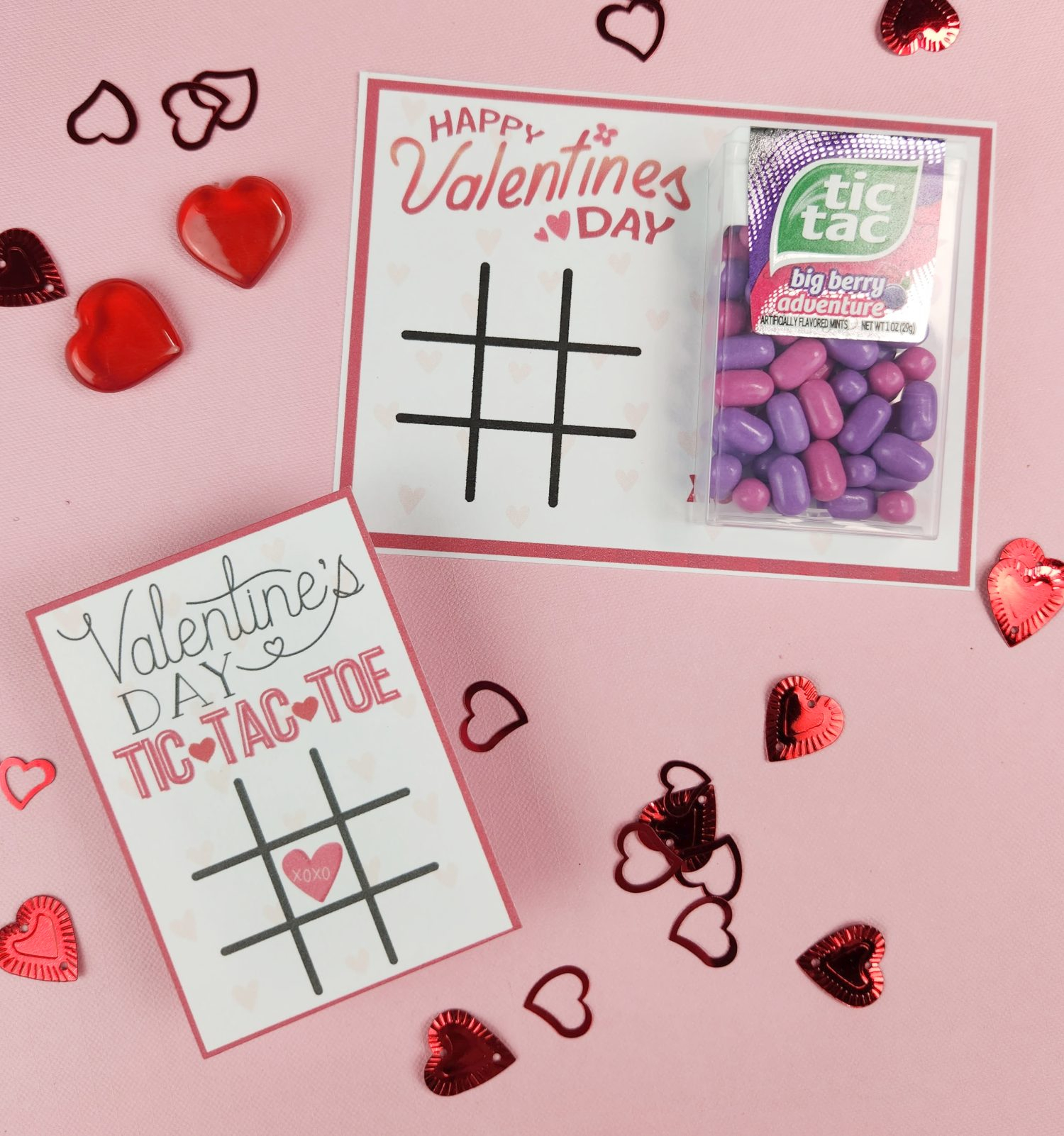 Tic Tac Toe Valentine Printable Free