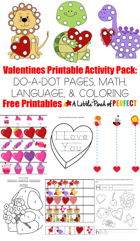 Free Printable Valentine Activities For Preschoolers