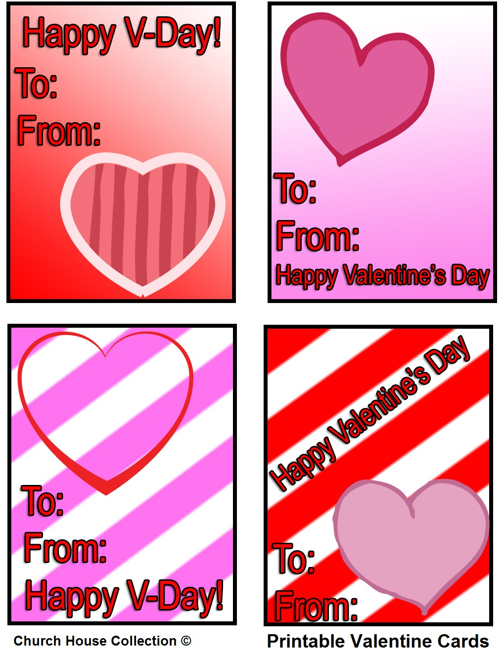 Printable Free Valentines Cards