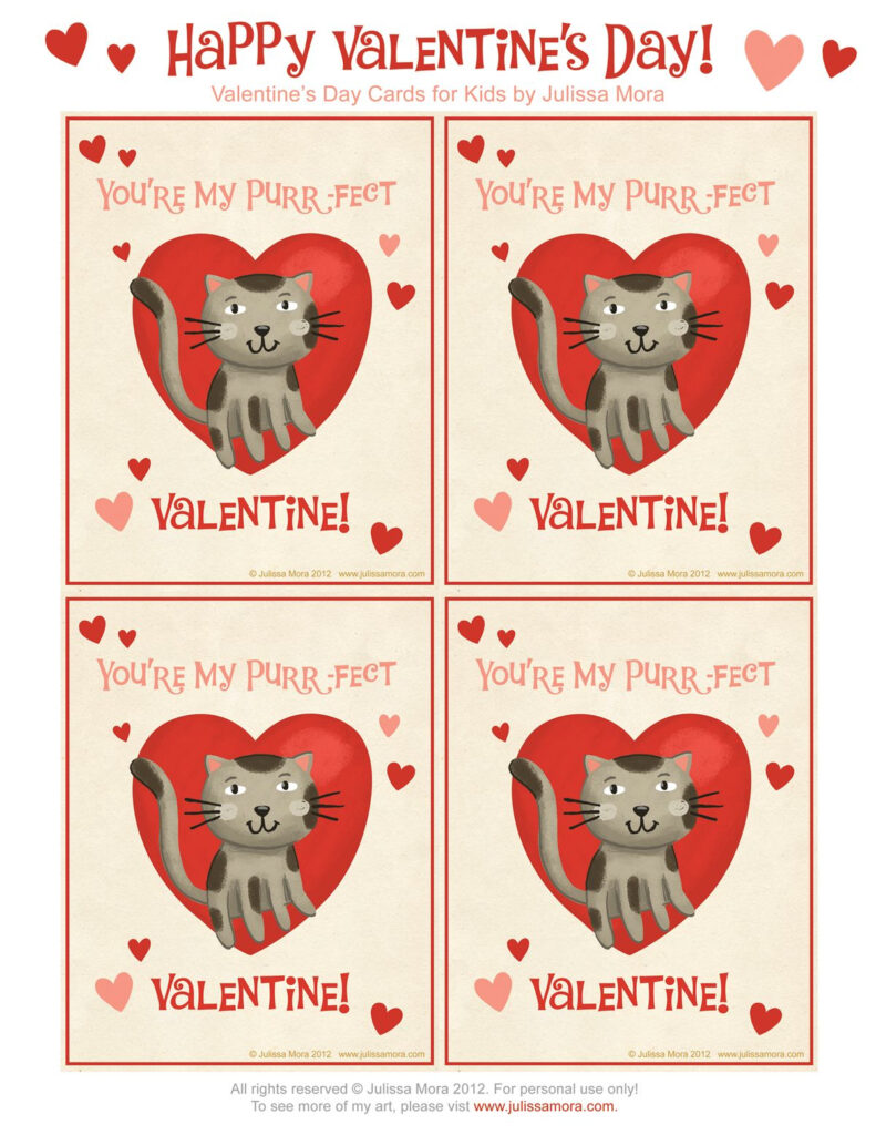 Valentine Cards For Kids Printable