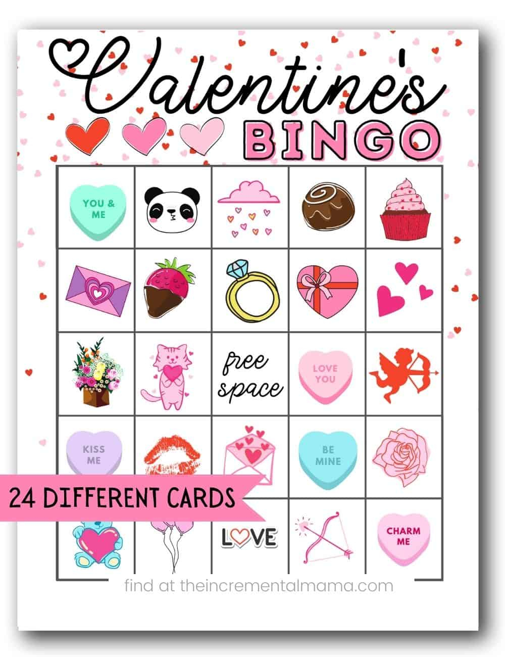 Valentine Bingo Cards Printable