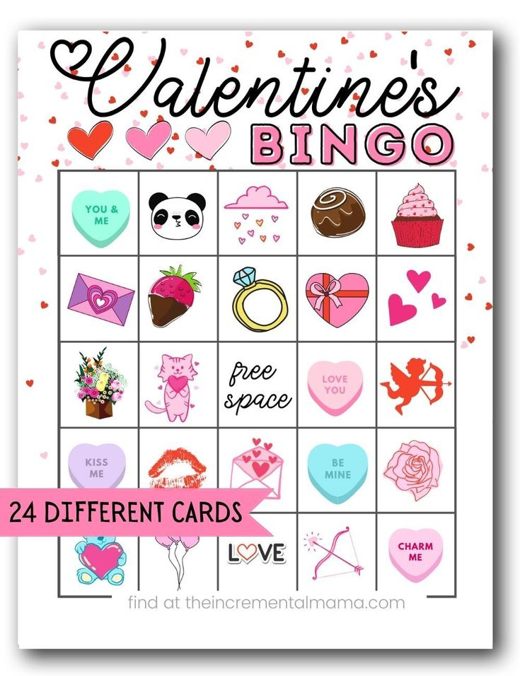 Valentine Bingo Free Printables
