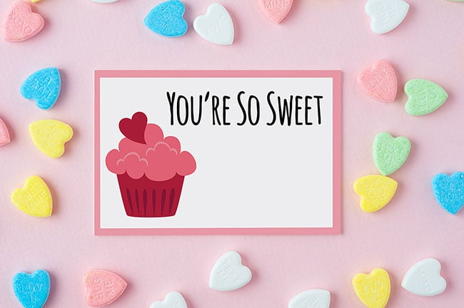 You're Sweet Valentine Printable