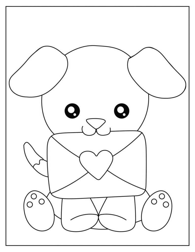 Valentines Coloring Pages Printable Free