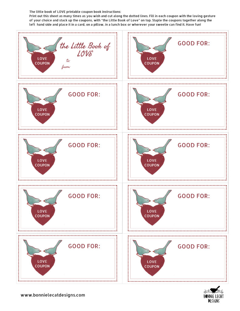 Printable Valentine's Day Coupons