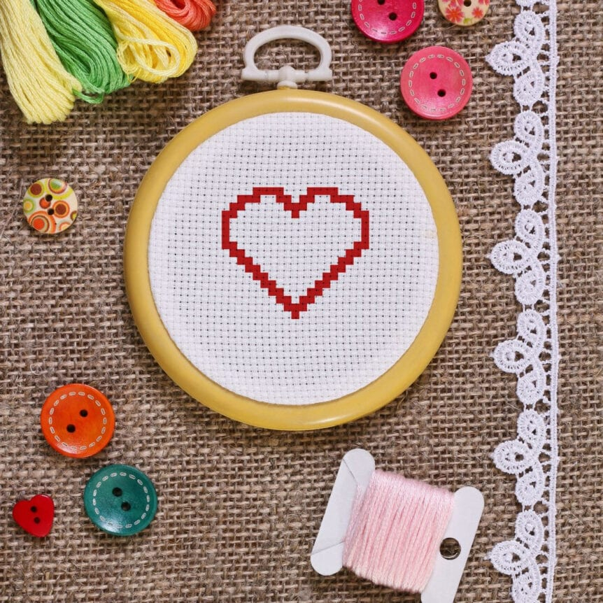Free Printable Valentine Cross Stitch Patterns