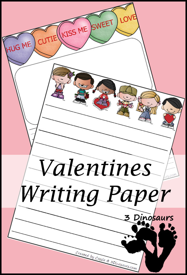 Printable Valentine Writing Paper