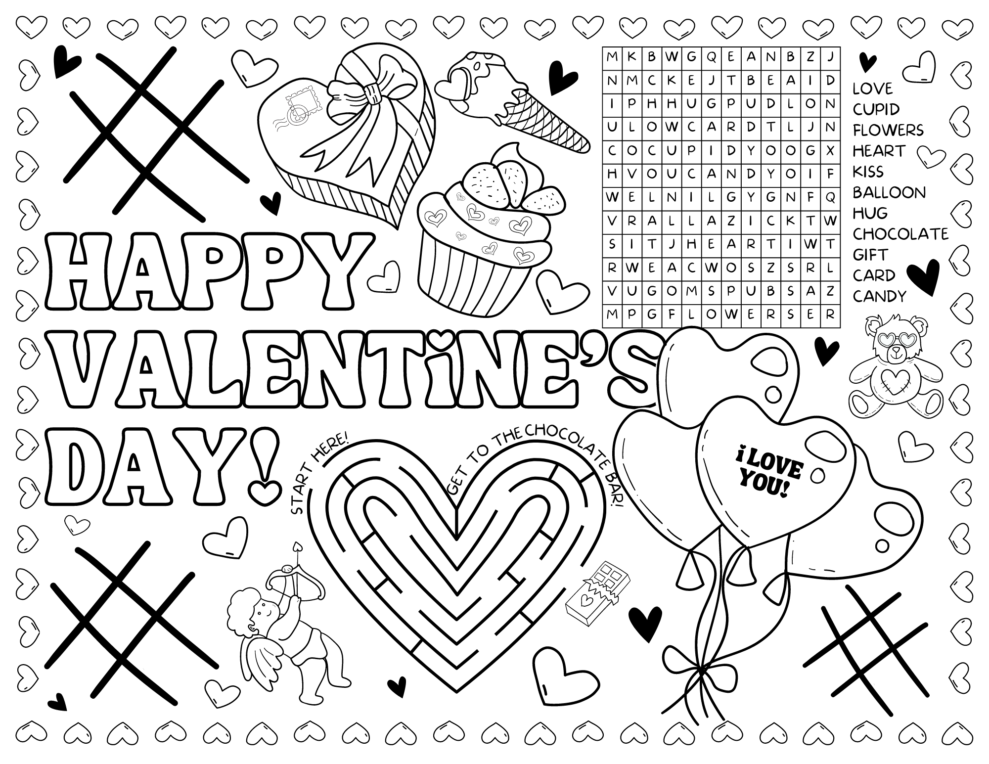 Free Valentine Activity Printables