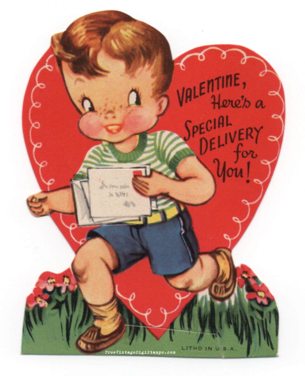 Free Printable Vintage Valentine Clip Art
