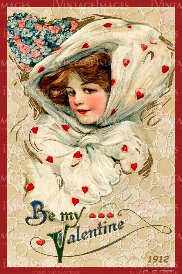 Vintage Valentine Free Printables