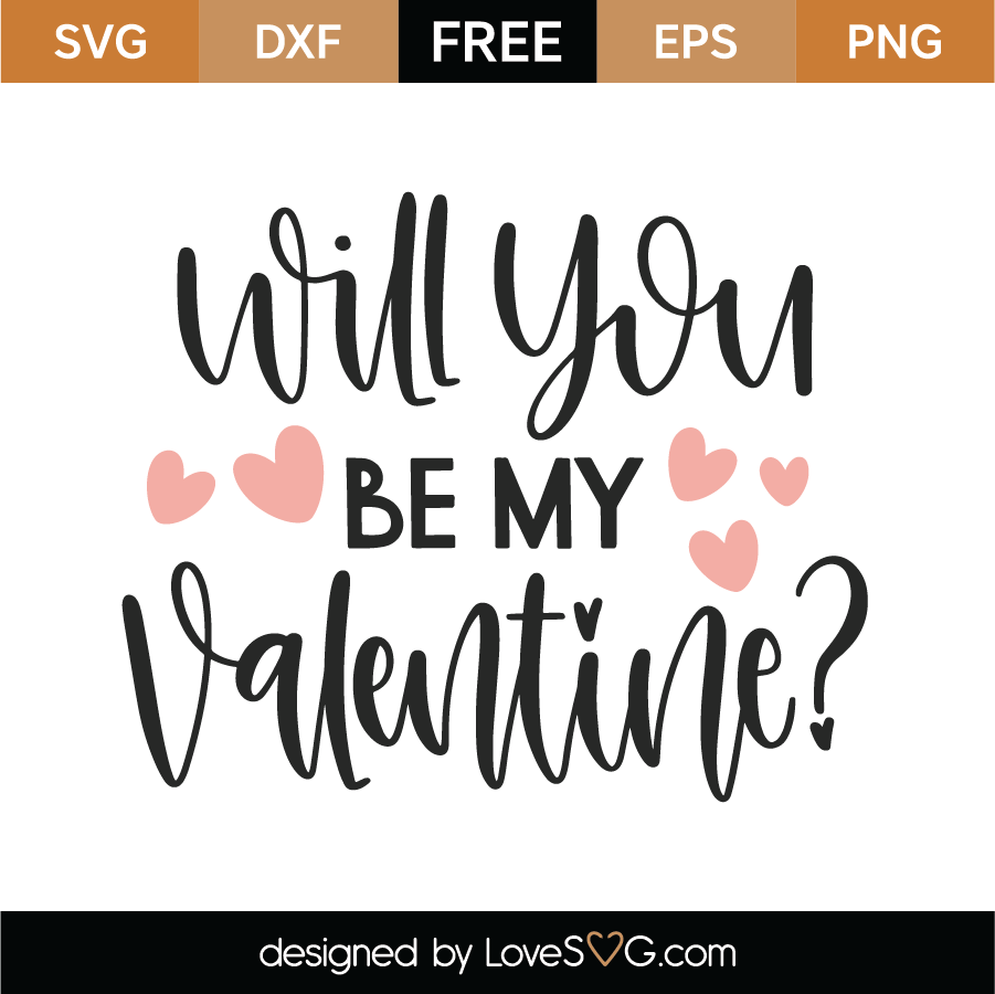 Printable Will You Be My Valentine