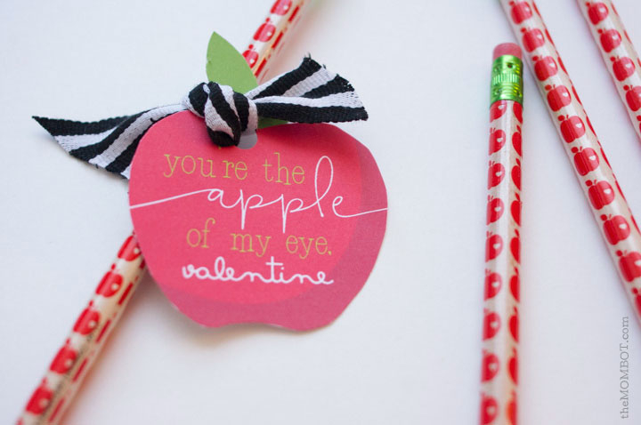 Apple Of My Eye Valentine Free Printable