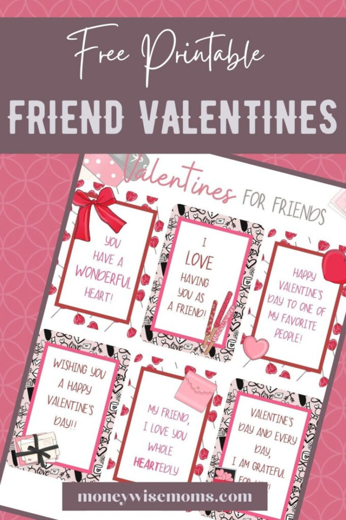 Free Printable Valentine Cards For Friends