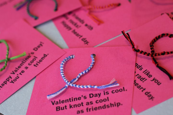 Friendship Bracelet Valentine Printable