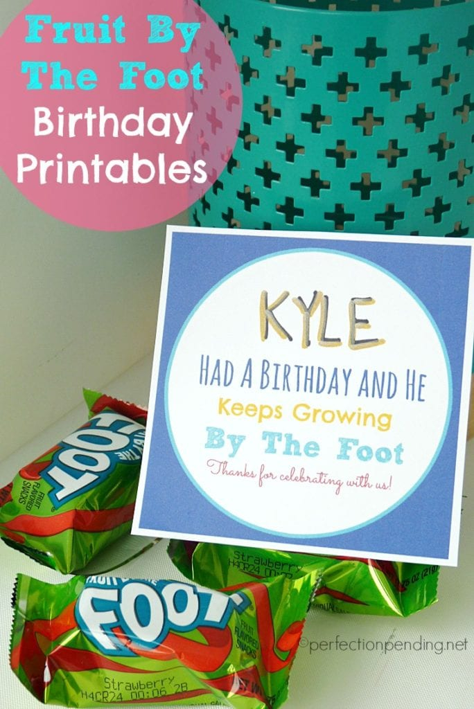 Fruit By The Foot Valentine Printable