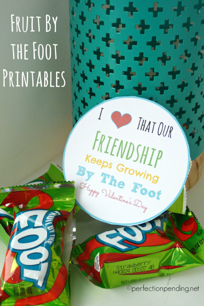 Fruit By The Foot Valentine Printable