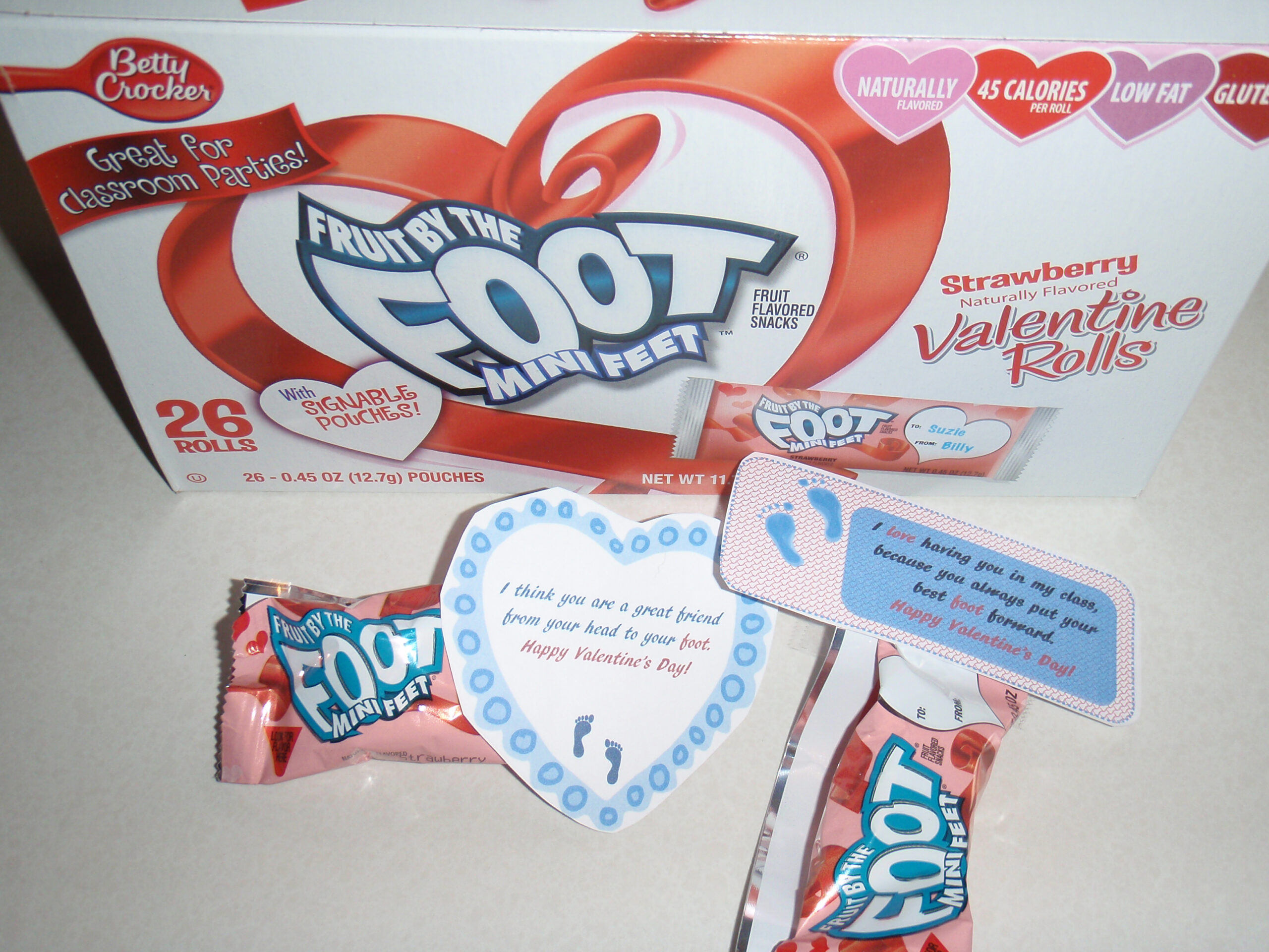 Fruit By The Foot Valentine Printable