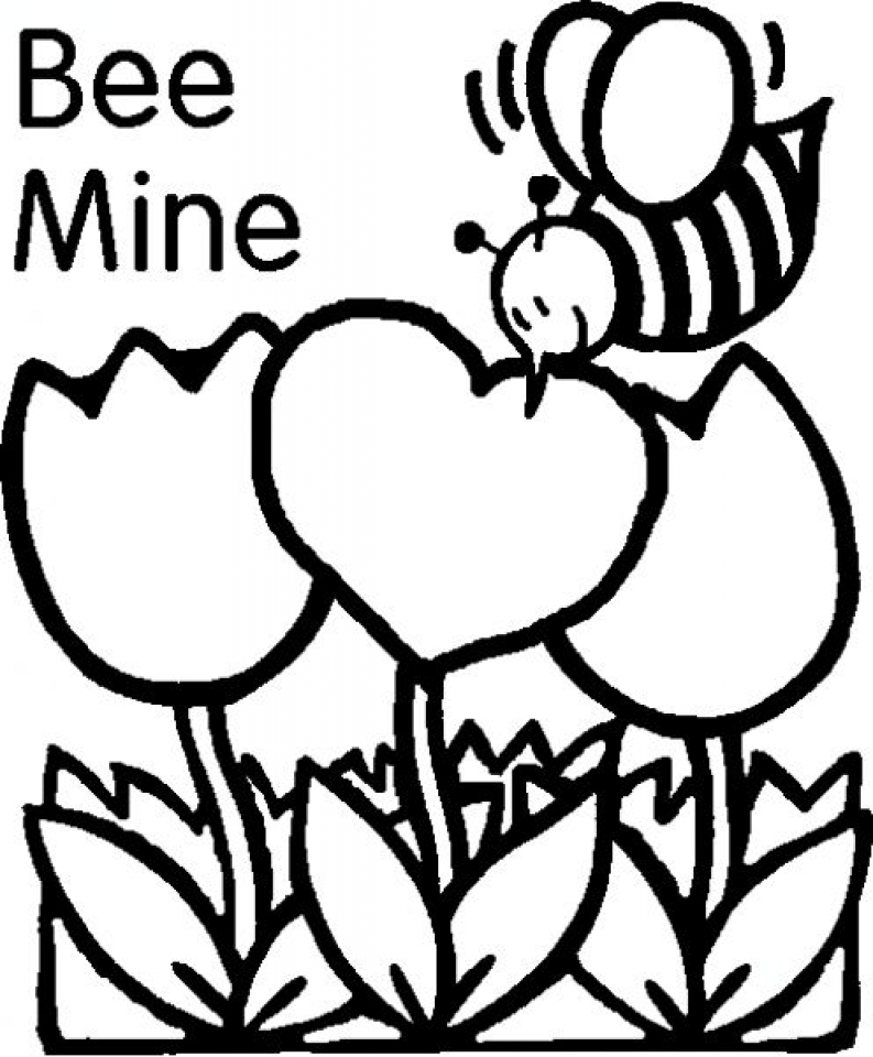 Black And White Printable Valentines