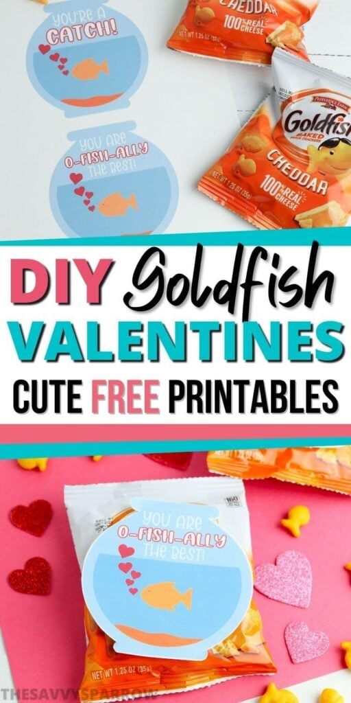 Printable Free Goldfish Valentine Printable