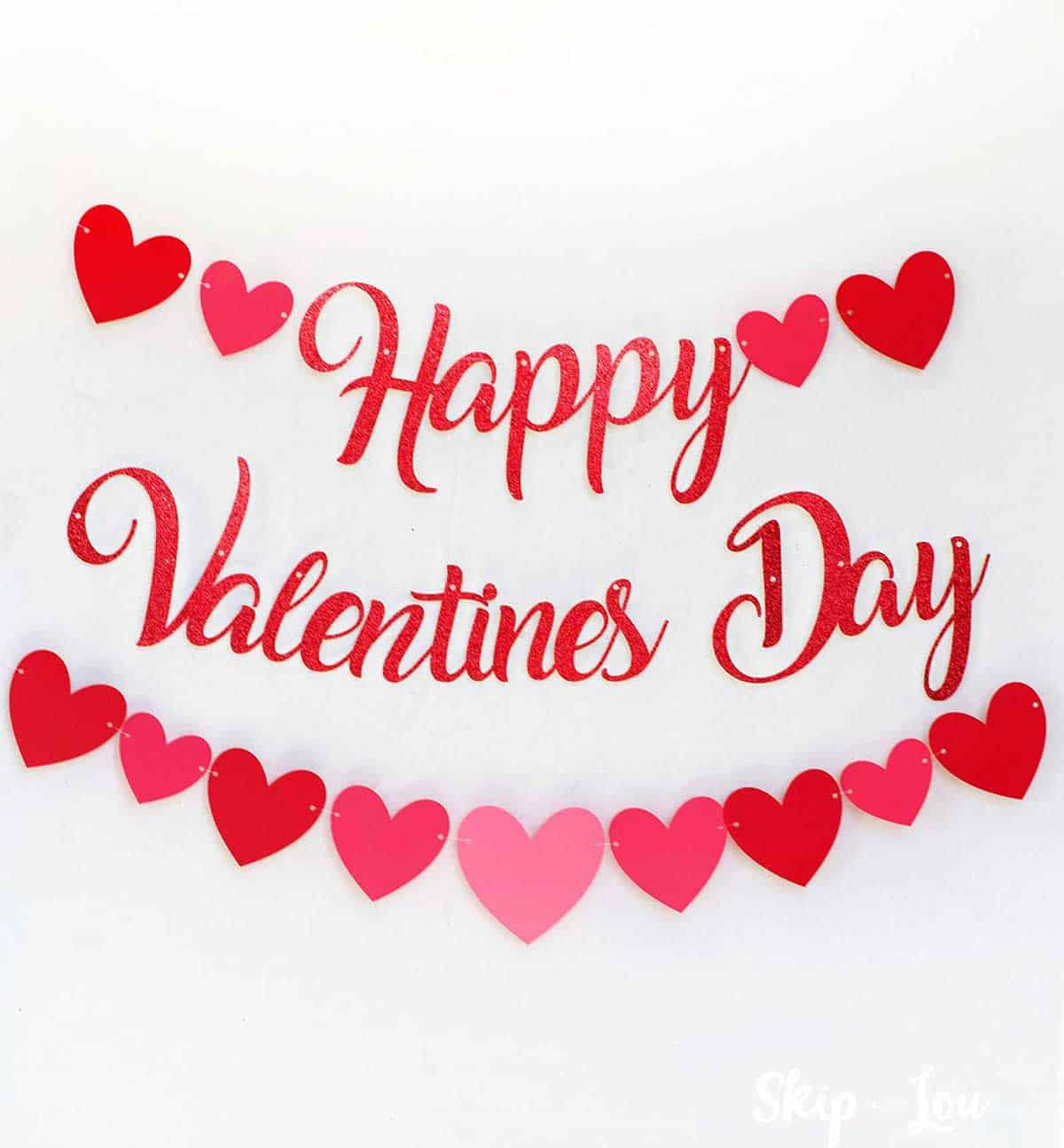 Happy Valentines Day Banner Printable