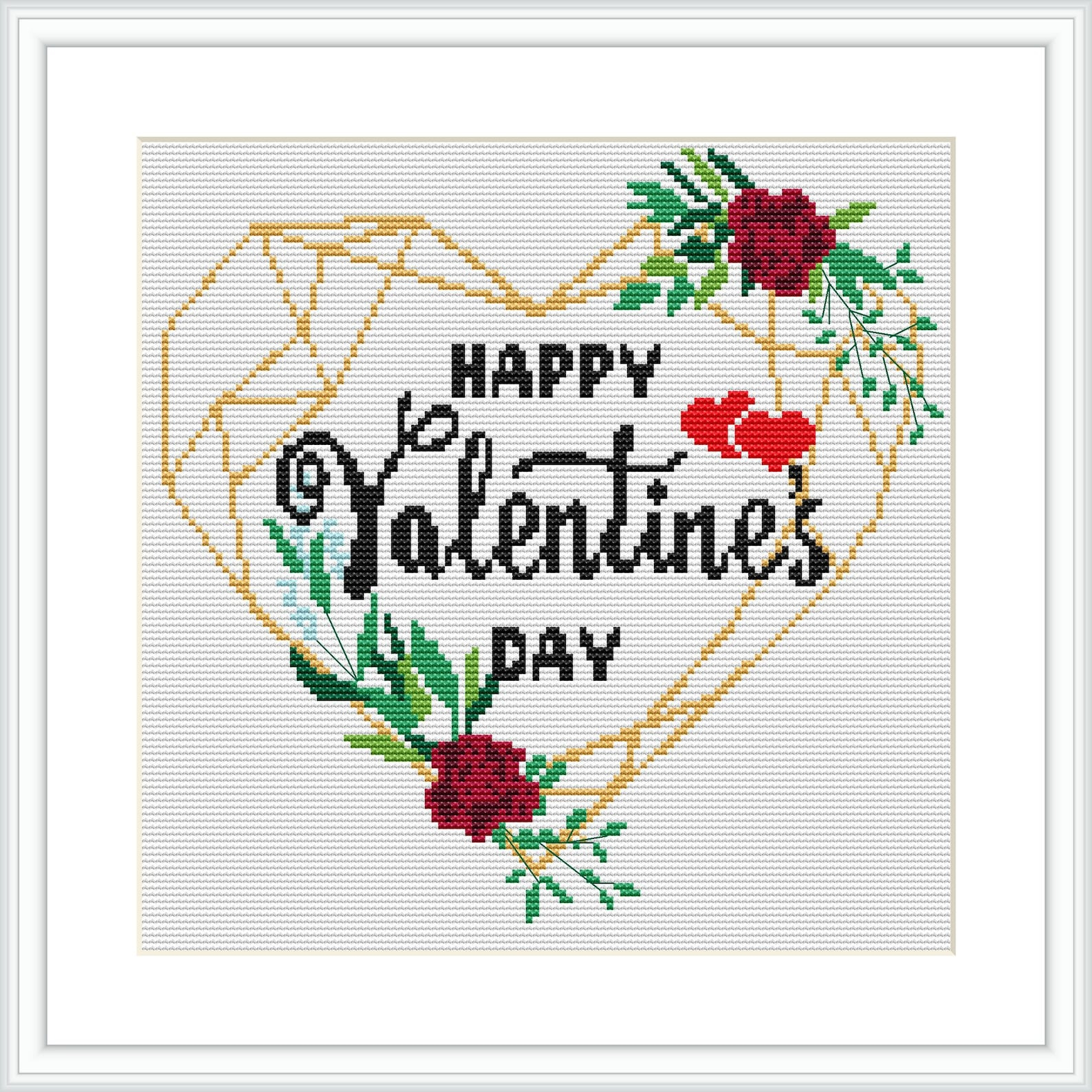 Free Printable Valentine Cross Stitch Patterns