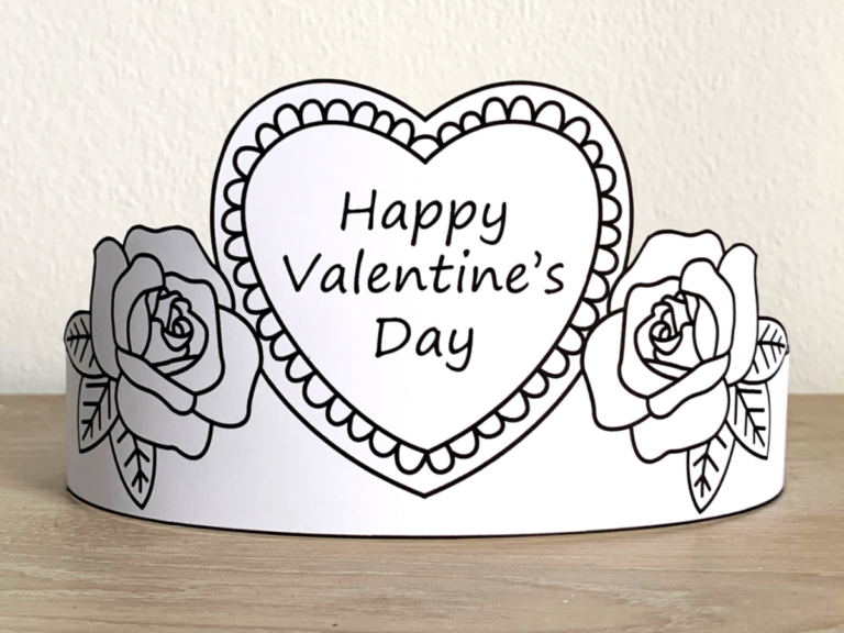 Valentine's Day Crown Printable