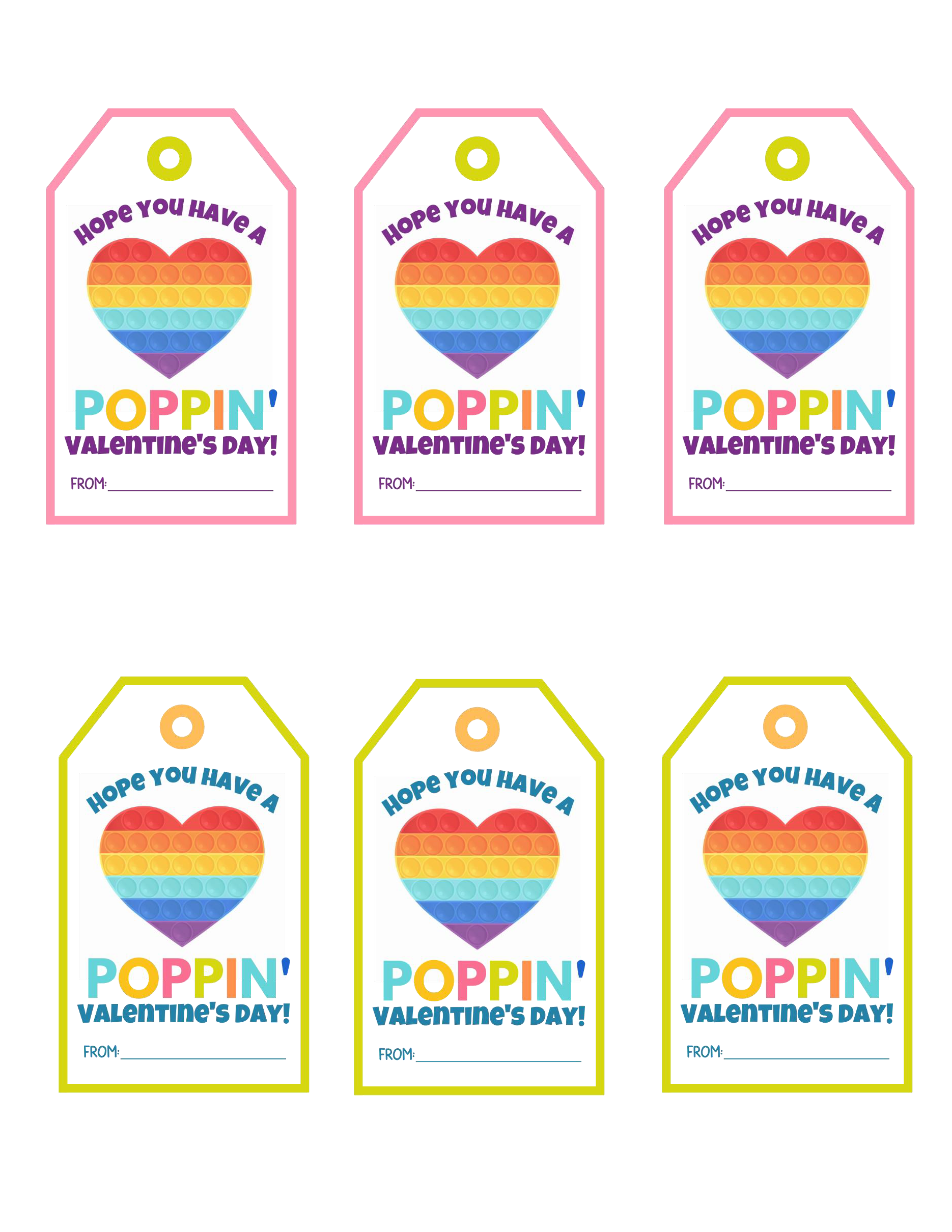 Free Printable Have A Poppin Valentine's Day