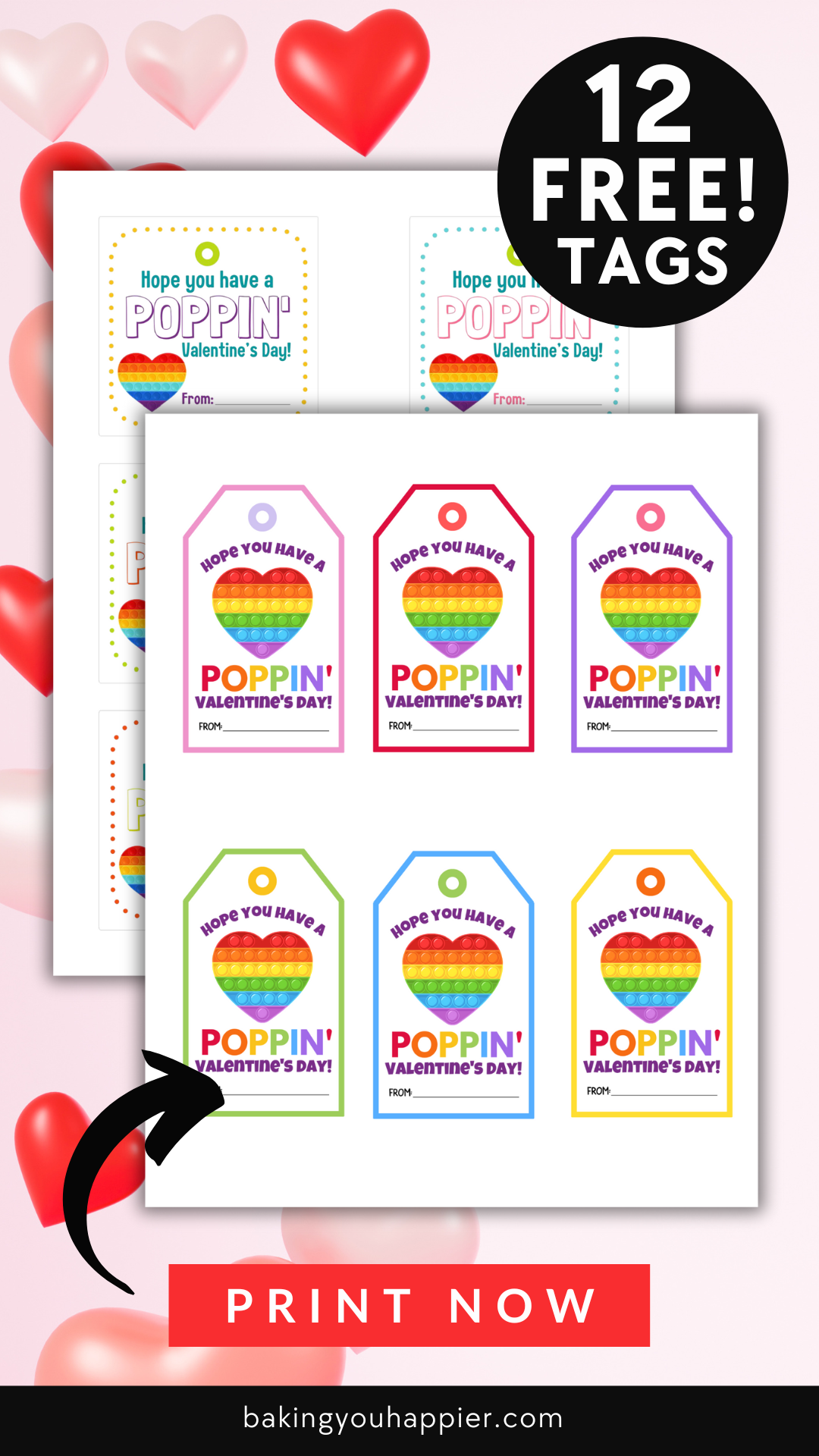 Free Printable Have A Poppin Valentine's Day