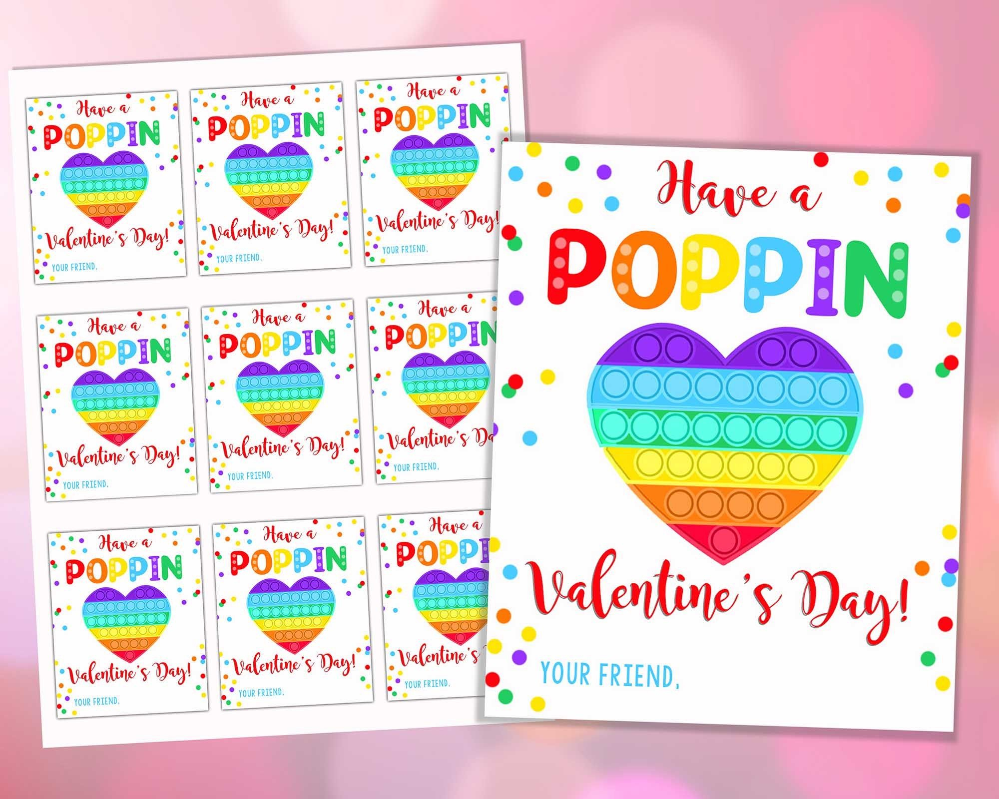 Have A Poppin Valentine's Day Printable