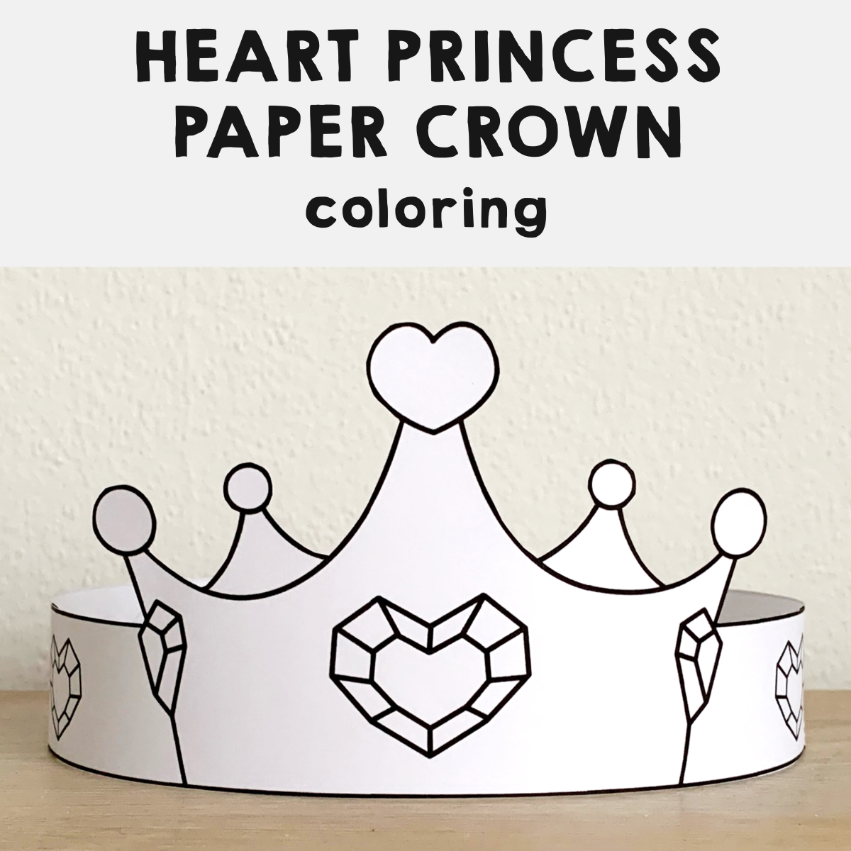 Valentine's Day Crown Printable