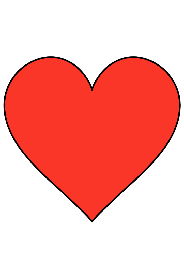 Printable Picture Of A Valentine Heart