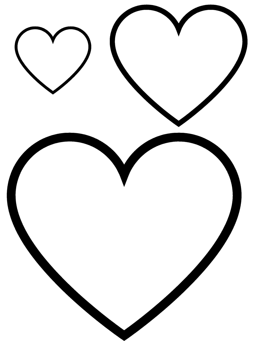 Valentine Heart Template Printable Free