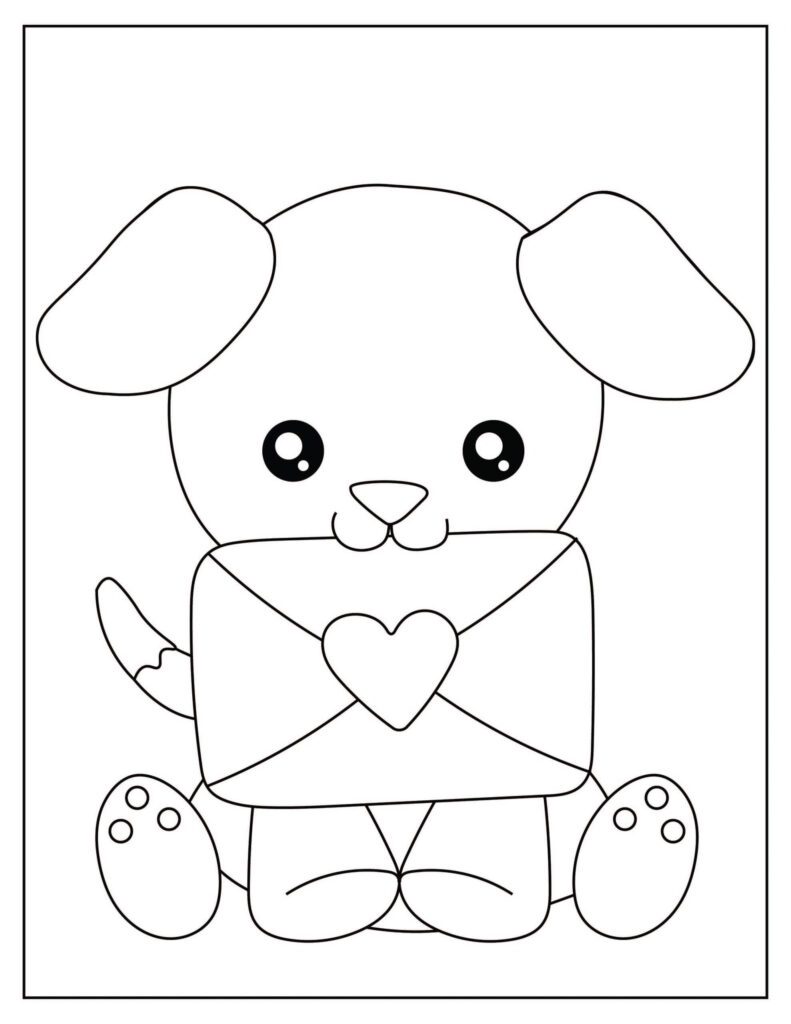 Valentine's Coloring Pages Printable