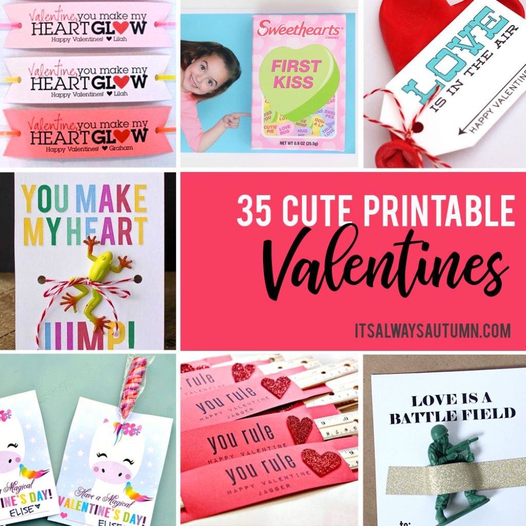 Free Printable Homemade Valentine Cards