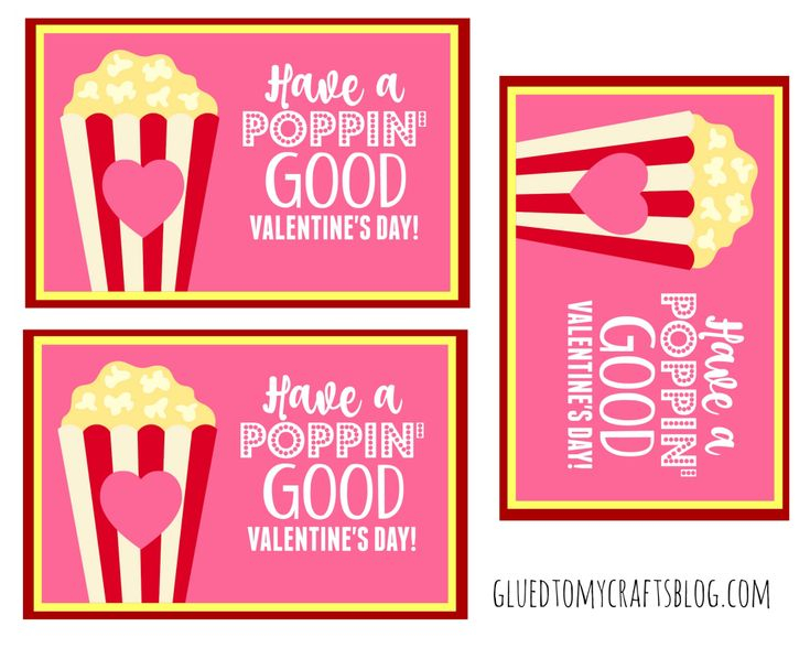 Have A Poppin Valentine's Day Printable