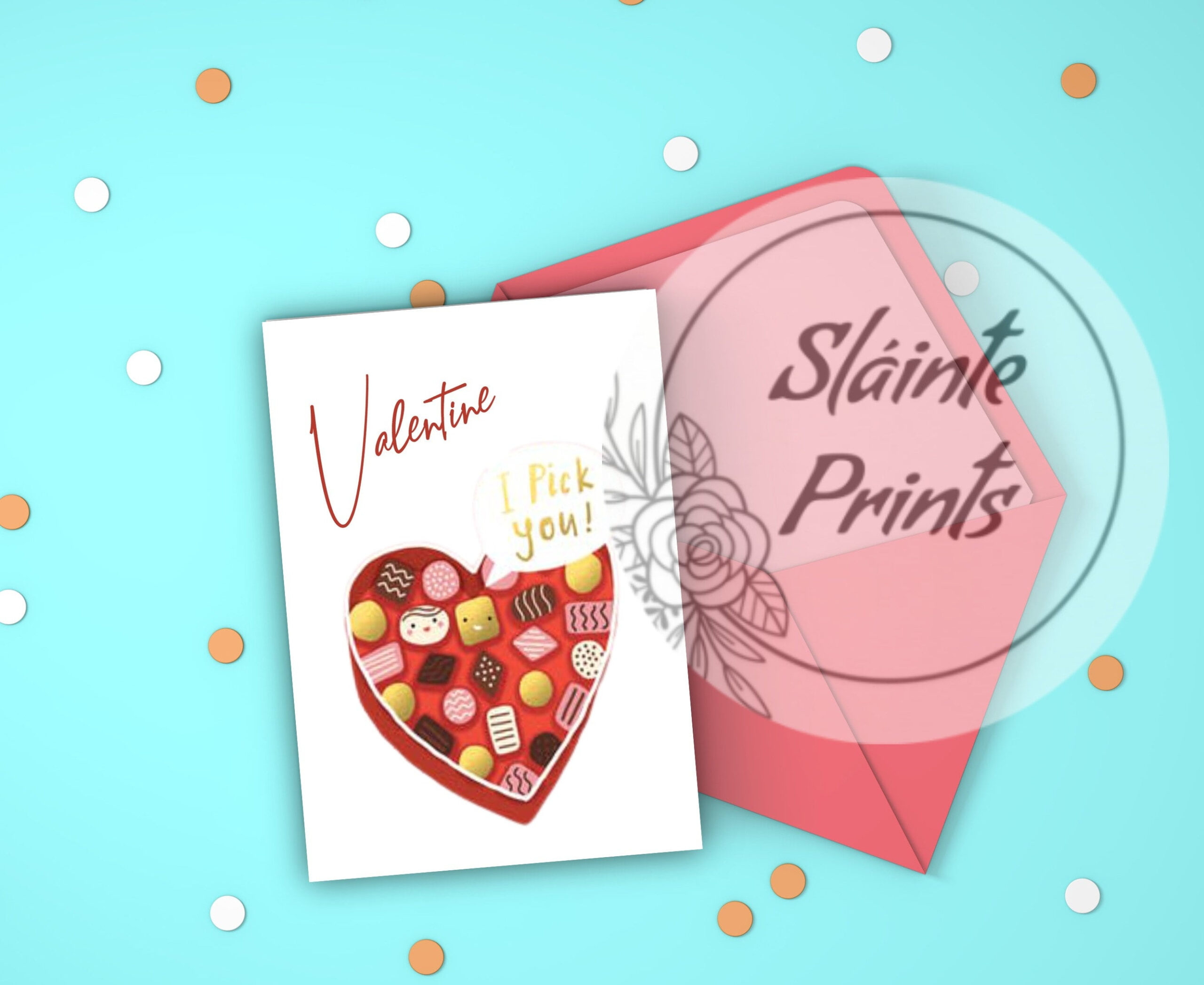 I Pick You Valentine Printable