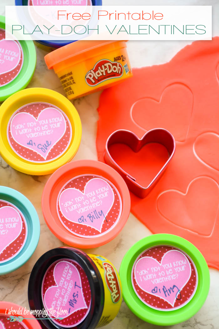 Free Printable Play Doh Valentine