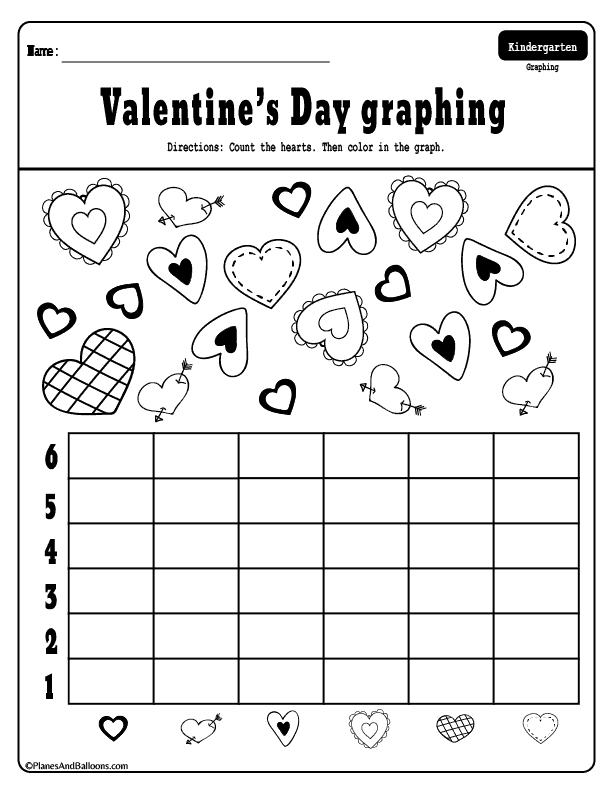 Free Printable Valentine Math Worksheets For Kindergarten