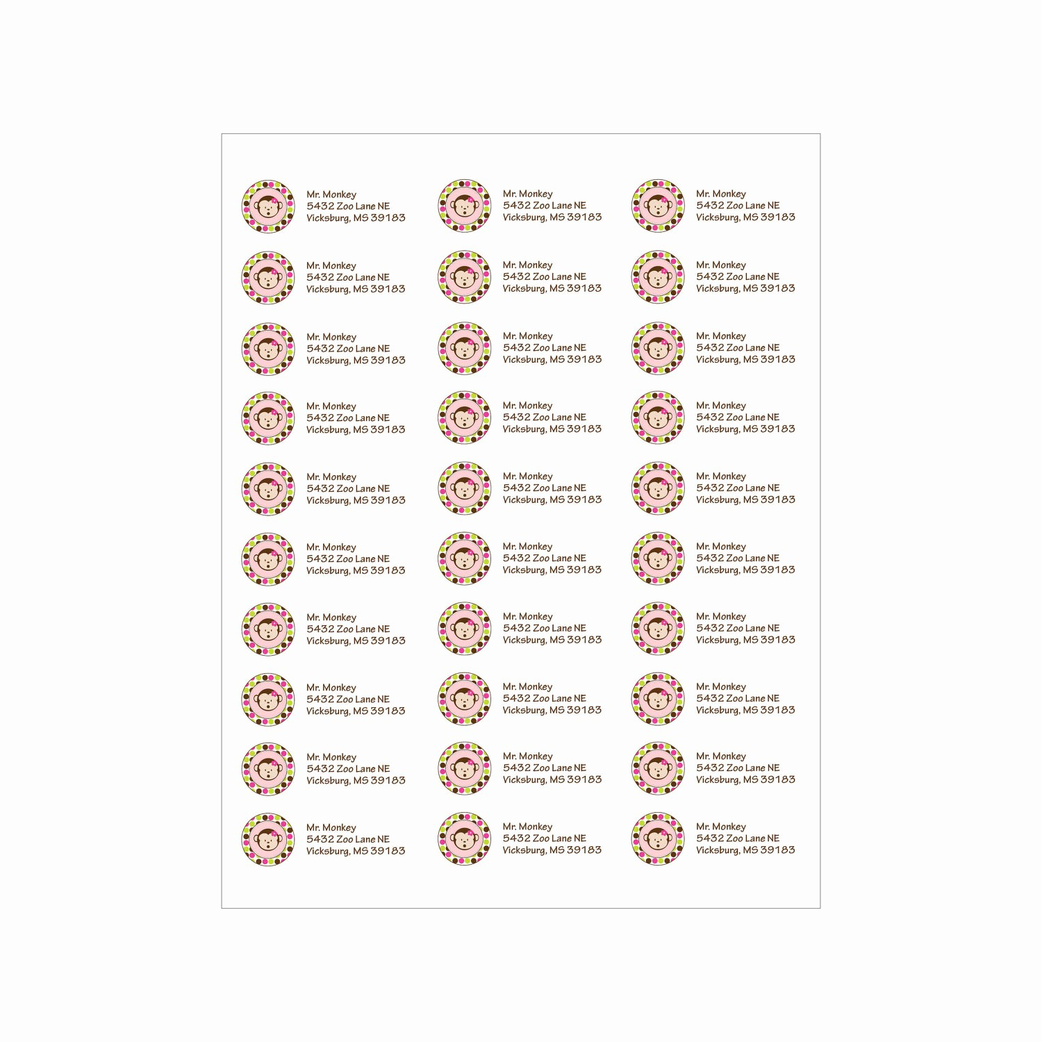Boys Valentine Label Template Printable Avery 5160