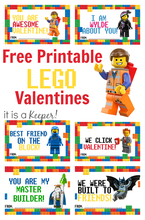 Free Lego Valentine Printables