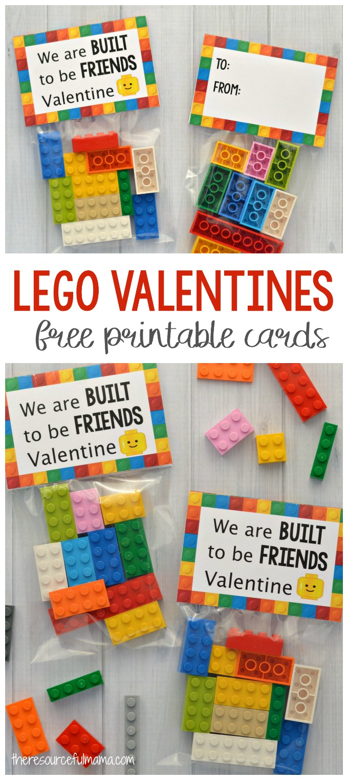 Free Lego Valentine Printables