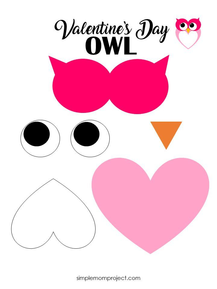 Printable Cut Out Valentines Day Decorations