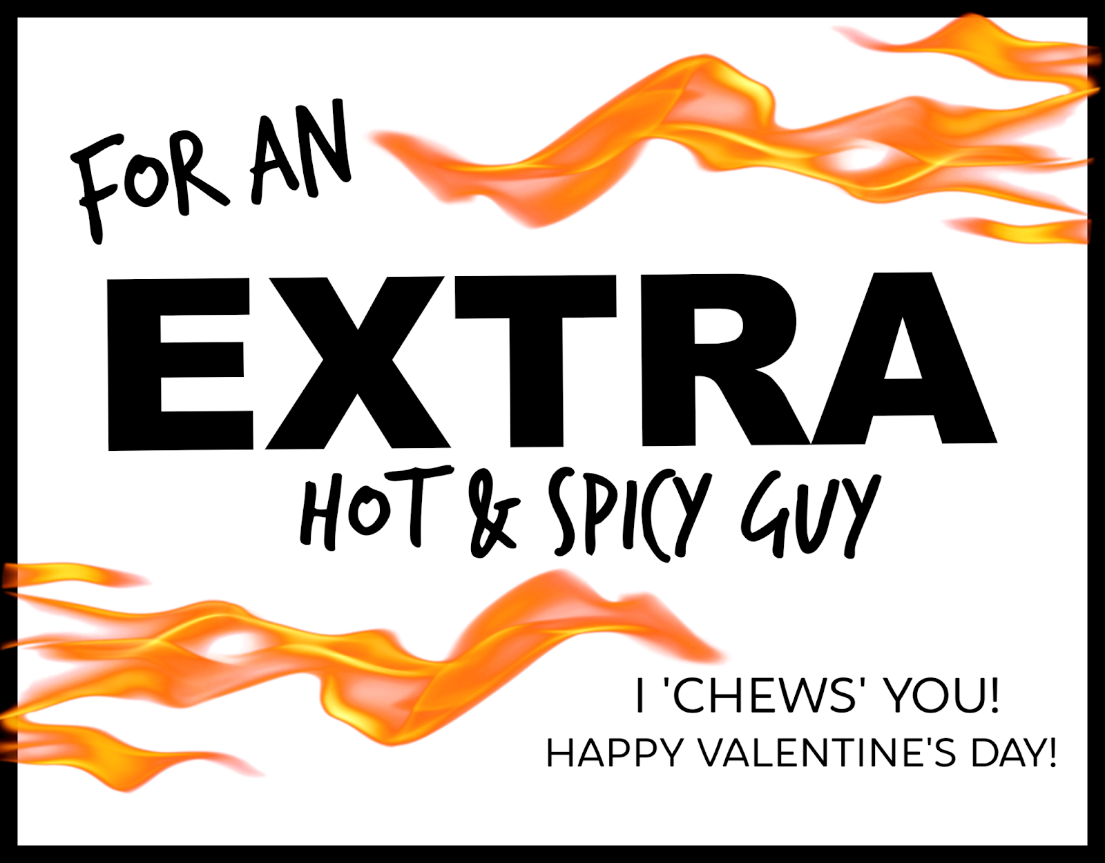 Extra Gum Valentine Printable